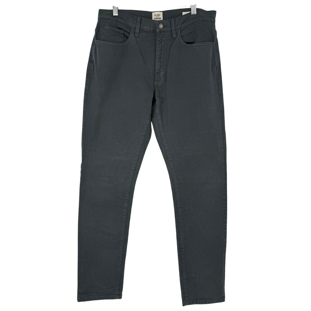 Flint and Tinder 365 5-Pocket Pant Slim Fit Stretch Gray 31x32 (Fit 31x30)